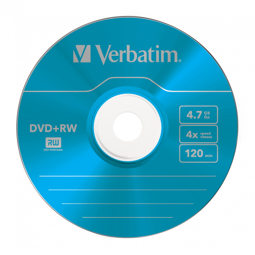 43297 DVD+RW Colour Global Disc Surface Blue