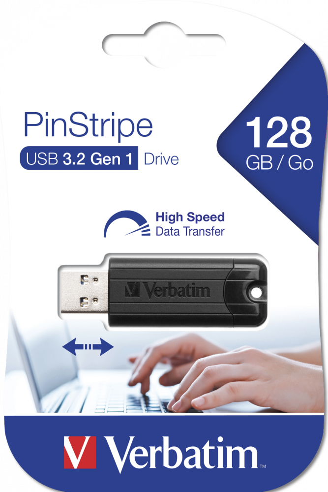 PinStripe USB-station USB 3.2 Gen 1 - 128 GB