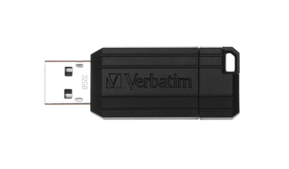 PinStripe USB Drive 32 GB zwart