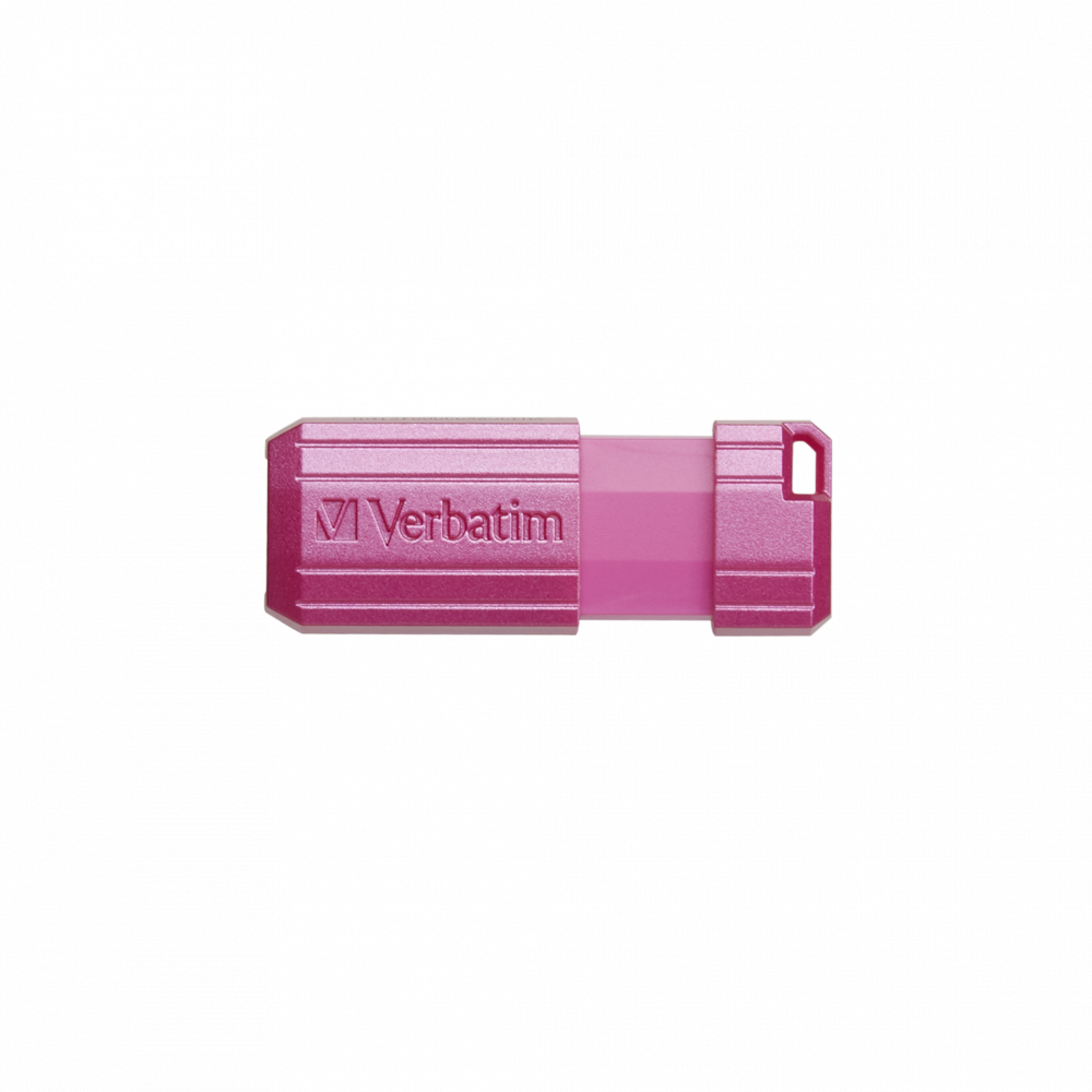PinStripe USB Drive 16 GB Hot Pink