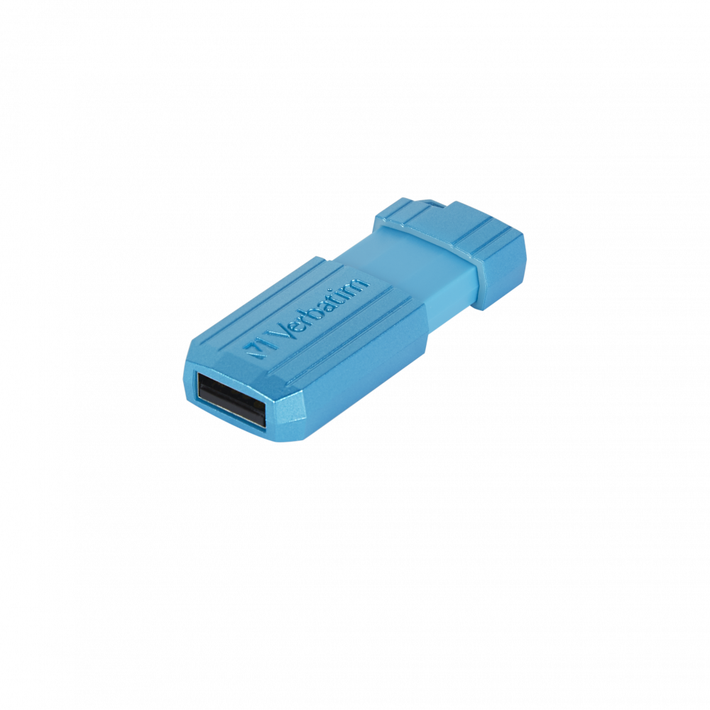 PinStripe USB Drive 16GB* - Caribbean Blue