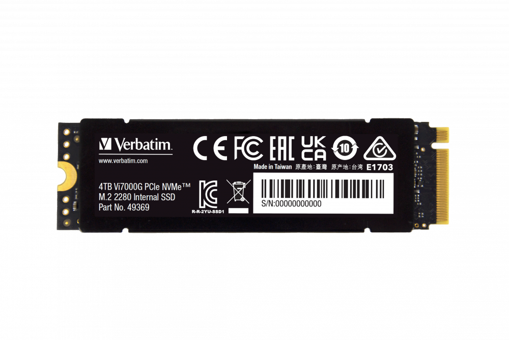 Vi7000G PCIe NVMe™ M.2 SSD 4 TB De ultieme gamingoplossing