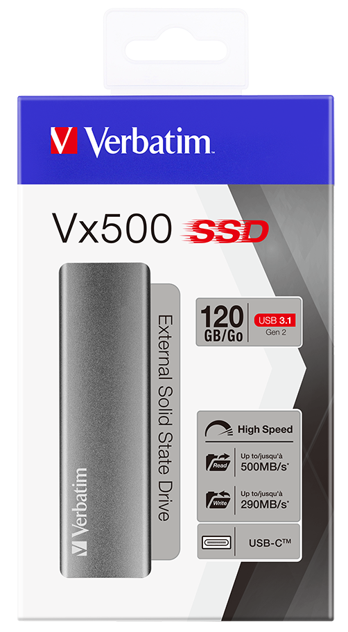 Vx500 externe SSD USB 3.2 Gen 2 120 GB