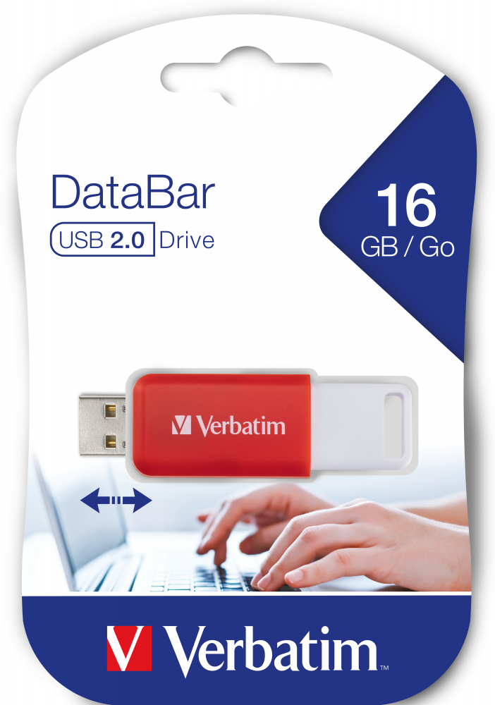 DataBar USB-station 16 GB rood