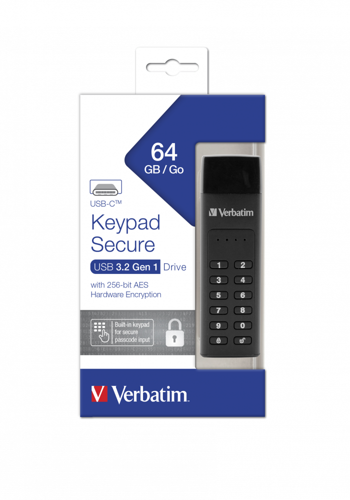 Keypad Secure USB-C-station 64 GB