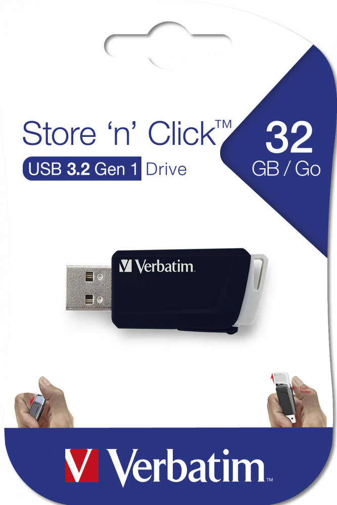 Store 'n' Click USB stick 32 GB Black