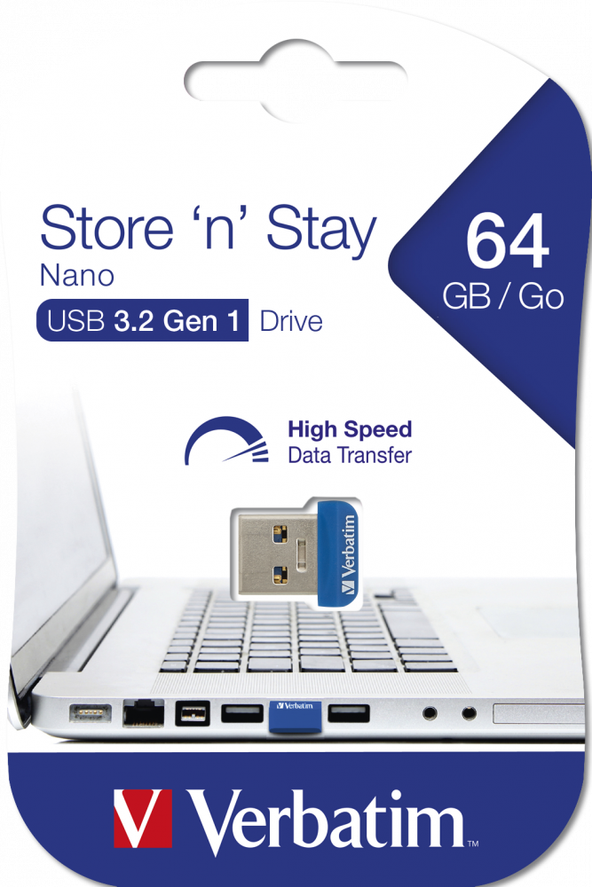 Store 'n' Stay NANO USB-Drive USB 3.2 Gen 1 - 64 GB