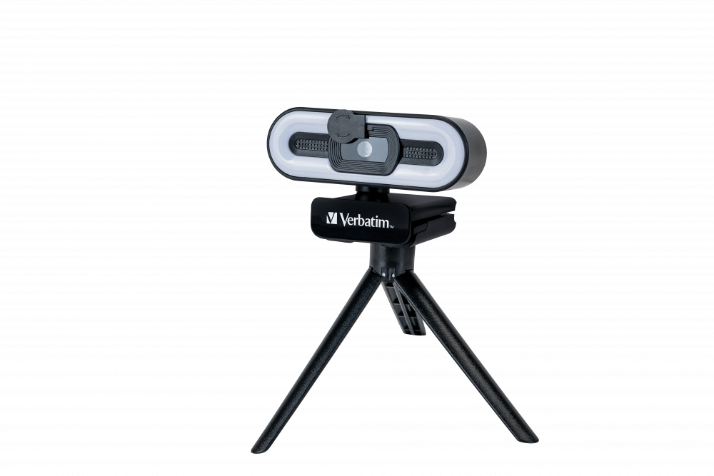 Webcam met microfoon en verlichting Autofocus Full HD 1080p AWC-02