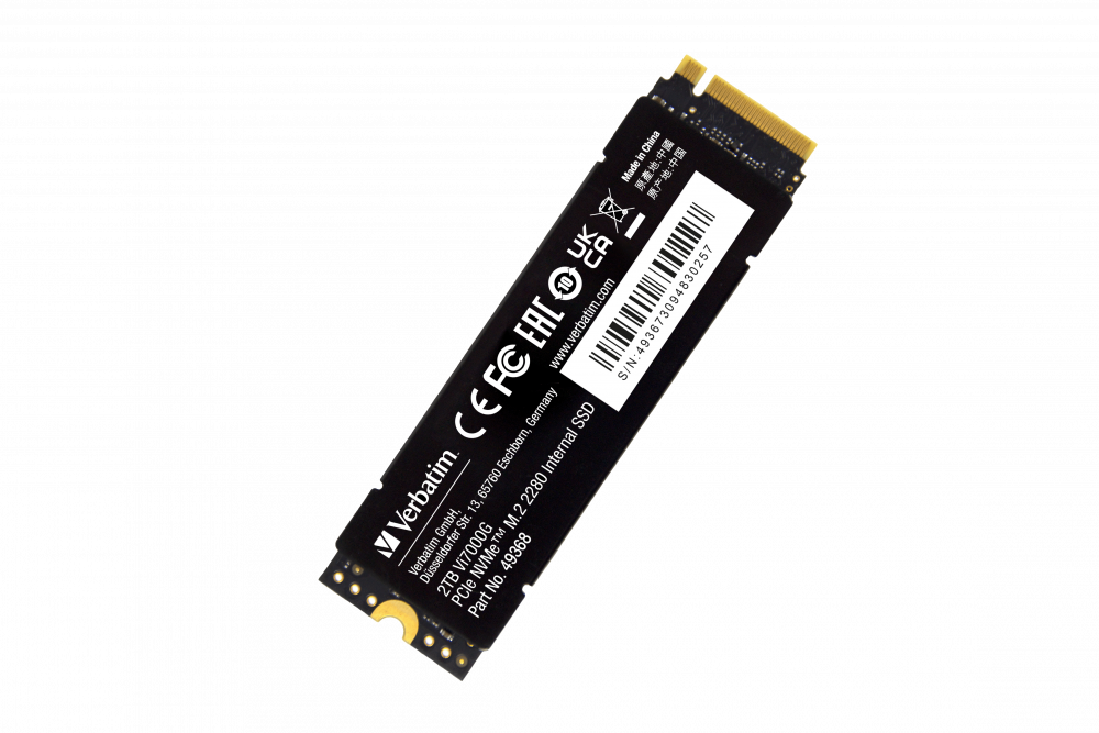 Vi7000G PCIe NVMe™ M.2 SSD 2 TB De ultieme gamingoplossing